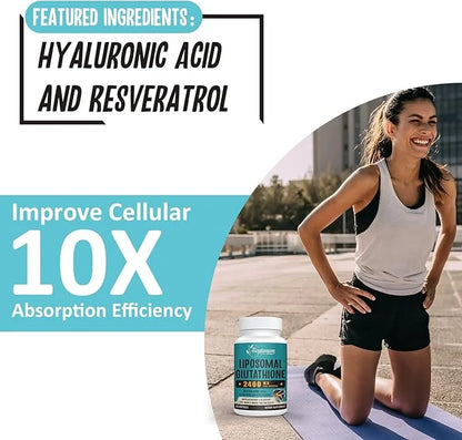 2400 MG Liposomal Glutathione Softgels, Max 240 Softgels