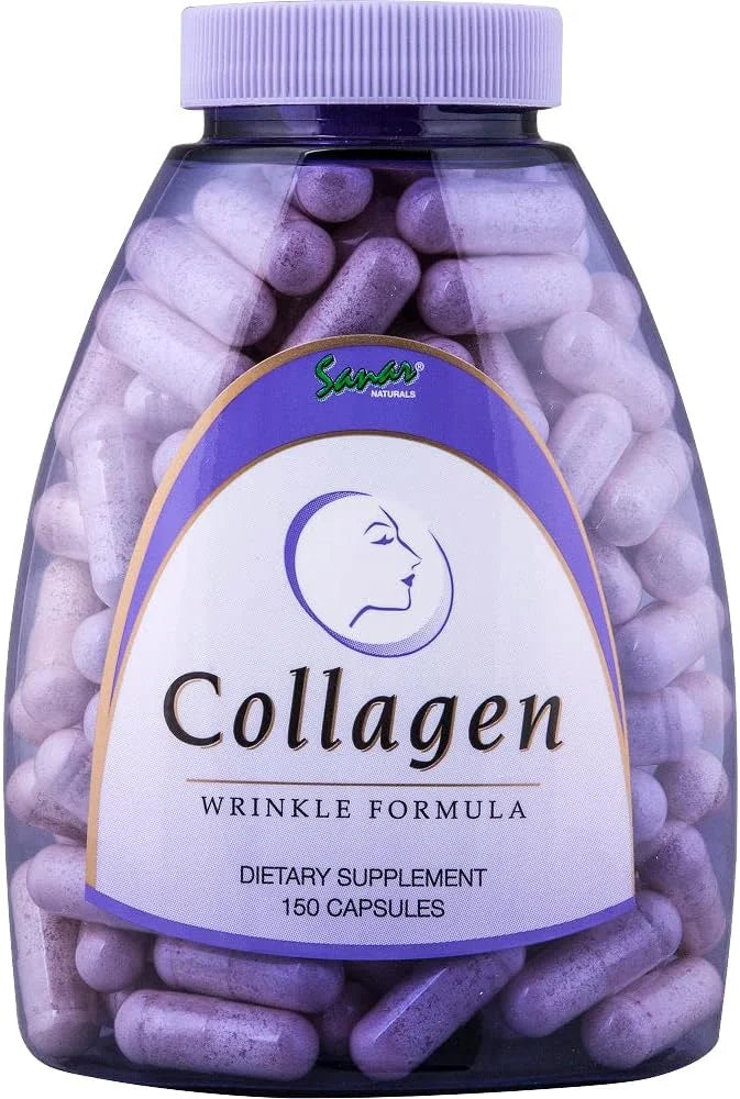 Sanar Naturals Collagen Pills with Vitamin C, E - for Hair, Skin, Nails, Joint Health, Reduce Wrinkles - Hydrolyzed Collag...