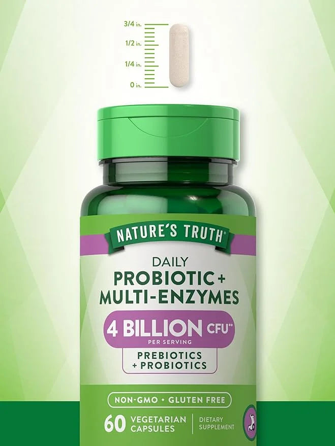 Nature's Truth Probiotics with Enzymes 60 Capsules