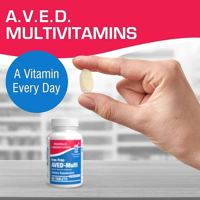 Iron Free Daily Multivitamin for Men 120 Tablets