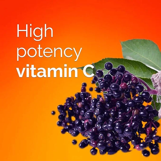 Emergen-C Elderberry Fizzy Drink Mix, Elderberry 18 Count