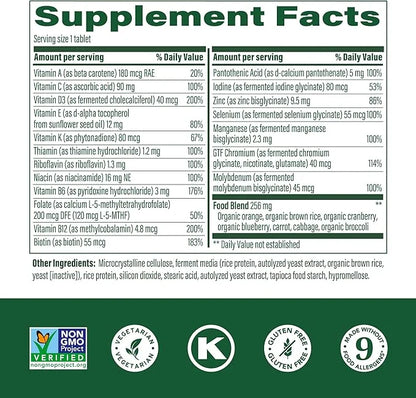 MegaFood Women's 55+ One Daily Multivitamin D3 & 60 Tabs