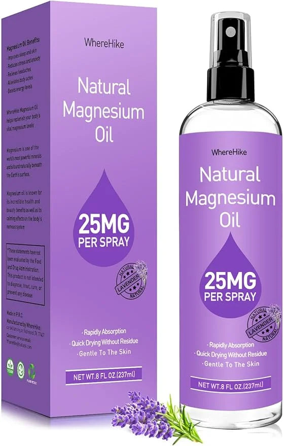 Pure Magnesium Oil Spray for Feet,Ideal Gift for Sleep & Muscle Relaxation,Better Sleep,Rapid Absorption,Quick Drying With...