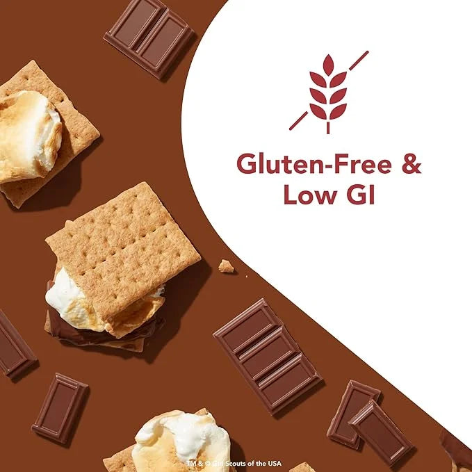 think! Minis Protein Snack Bar, Gluten Free, Girl Scouts S'mores, 15 Count - Product Image