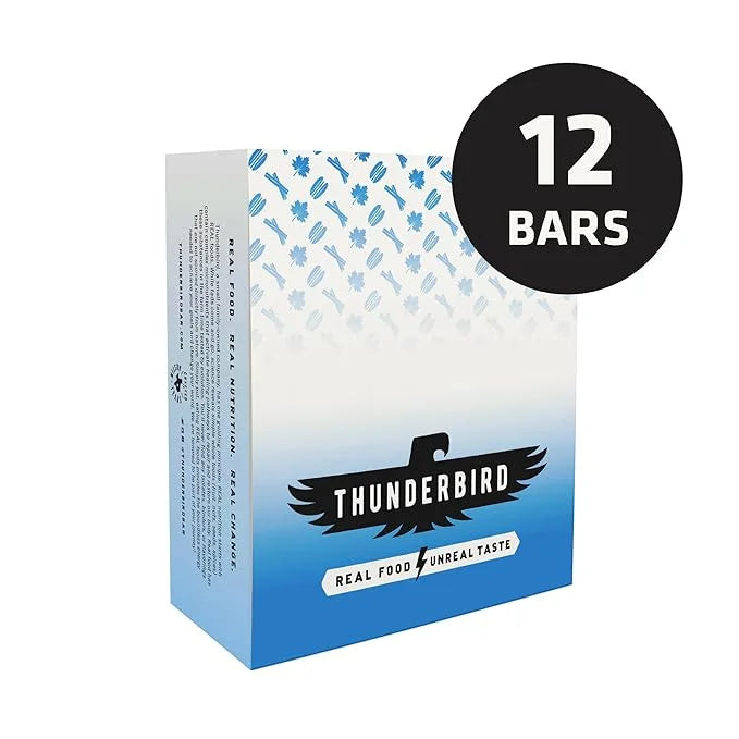 Thunderbird Bars Energy Snack, Gluten-Free with Protein, Healthy Real Food, Vegan Paleo Non-GMO, No Added Sugar, Texas Map...