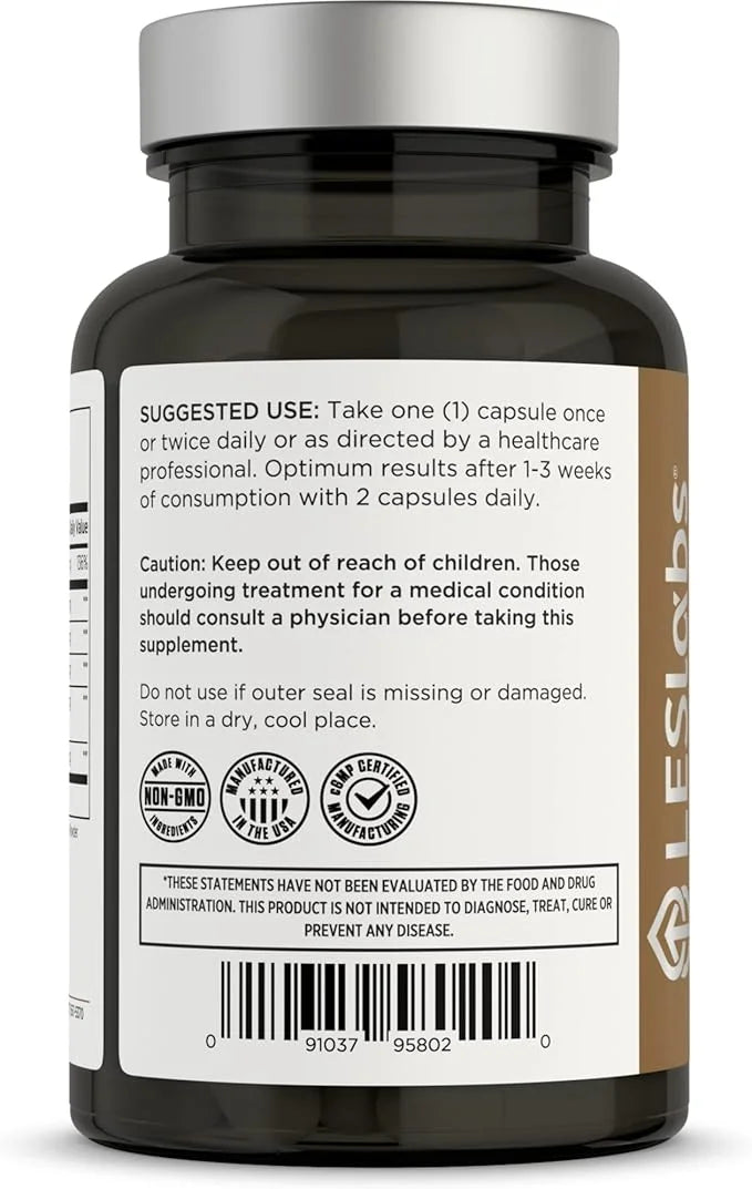 LES Labs Male Health – Enhance Hormone Production, Strength & Vitality, Drive & Endurance – Tongkat Ali, Ginseng, Maca & B...