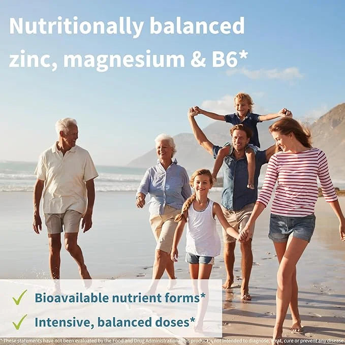Neurobalance, High Absorption Zinc Magnesium B6 24mg, Oxide-Free B6, 120 120 Tablets,