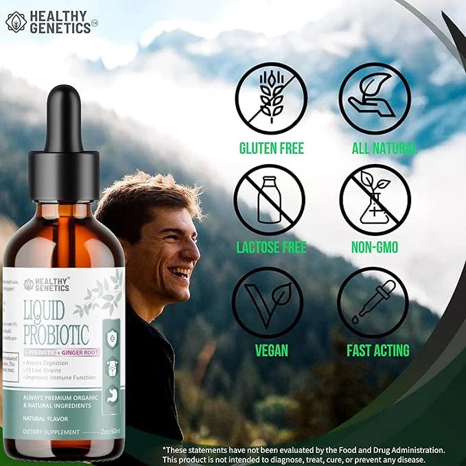 Liquid Probiotics for Women Men & Kids 30 Servings