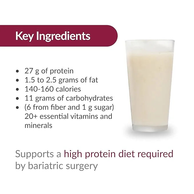 Bariatric Advantage High Protein Meal Replacement Drink Mix, Protein Powder Whey Isolate for Gastric Bypass and Sleeve Gas...