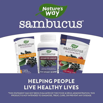 Nature's Way Sambucus Advanced Immune Capsules 80 Capsules
