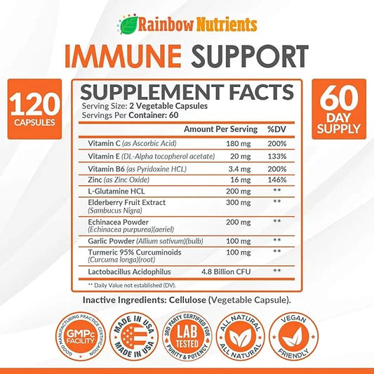 10 in 1 Immune Support Supplement |60 Day