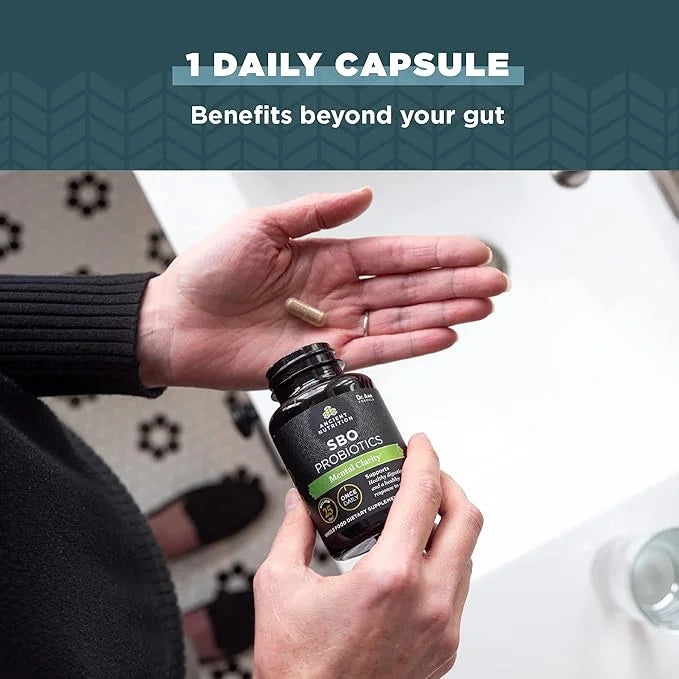 Probiotics for Mental Clarity by Ancient 30Ct, Helps 25 Billion