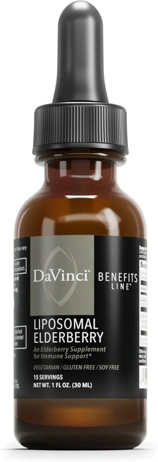DAVINCI Labs Liposomal Elderberry 30 ml, 15 Servings