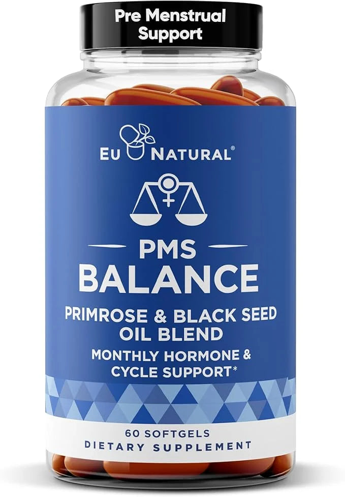 Balance PMS Vitamins for Women - Hormone Balance for Women, Menstrual & PMS Relief - Bloating, Cramping, Mood Swings, Rest...