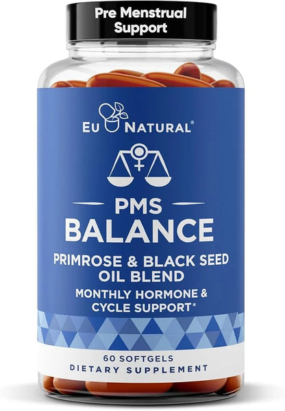 Balance PMS Vitamins for Women - Hormone Balance for Women, Menstrual & PMS Relief - Bloating, Cramping, Mood Swings, Rest...