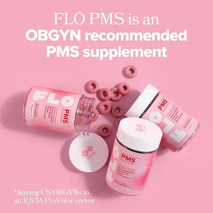 O Positiv FLO PMS Gummies 30 Servings 3) - B6, &