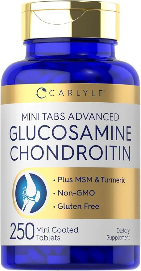Carlyle Glucosamine Chondroitin MSM Turmeric 250 Mini