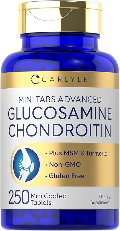 Carlyle Glucosamine Chondroitin MSM Turmeric 250 Mini