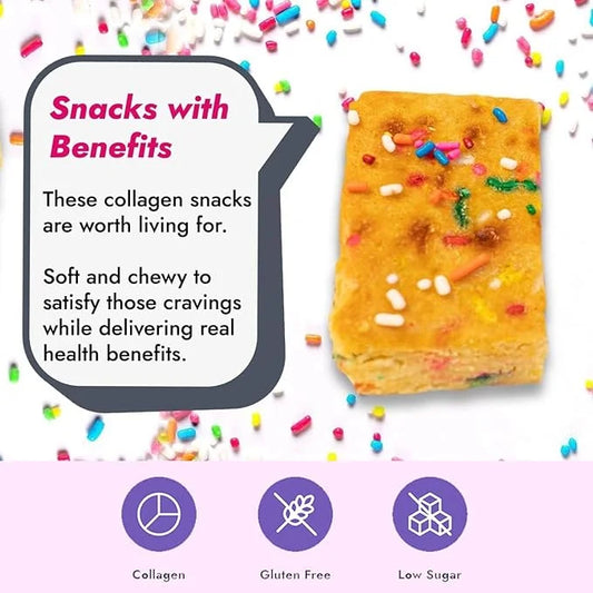 321glo Collagen Protein Brownie | Gluten Free, Low Sugar | Keto Snack for Women, Men, & Kids | 16g Protein, 6g Collagen | ...