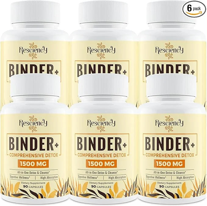 6-in-1 Detox Binder Supplement 1500 MG 540 Vegetarian