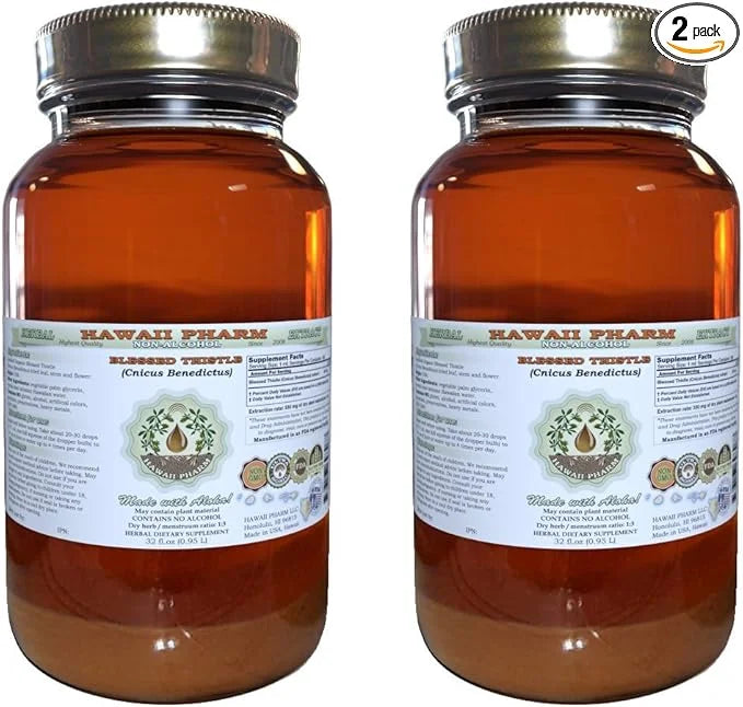 Hawaii Pharm Blessed Thistle Alcohol-FREE Liquid 2x32 oz