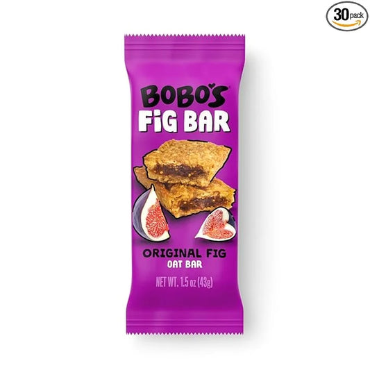 Bobo's Fig Bar (30, Original Fig), Soft Baked, Non-GMO, Vegan, Snack Bar, Gluten Free - Product Image