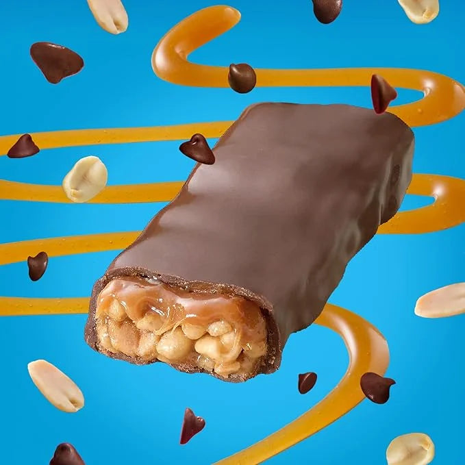 Fiber One Chewy Protein Bars, Caramel Nut, Protein Snacks, 1.17 oz, 5 ct - Product Image