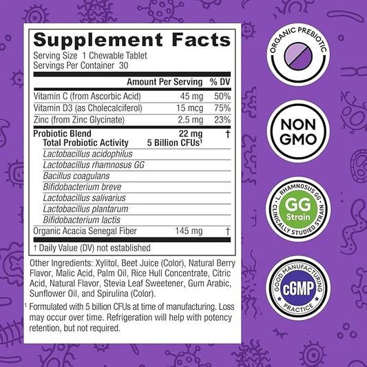 Physician's CHOICE Kids Probiotic- 7 Strains, 30 Count 3)