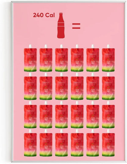 EVERYDAZE Essential C’s Konjac Jelly | Watermelon | Vegan Collagen Peptides and Vitamin C | Gluten Free, Sugar Free, Low C...