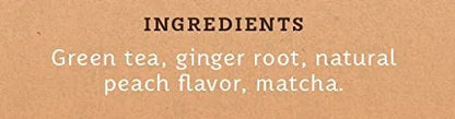 Stash Tea Ginger Peach Green Tea - Caffeinated, Non-GMO Project Verified Premium Tea with No Artificial Ingredients, 18 Co...