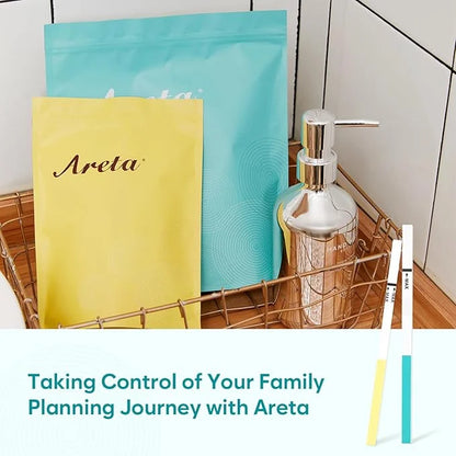 Areta Ovulation & Pregnancy Test Strips: 20 Ovulation 10 Pregnancy