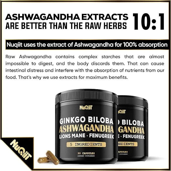 Ashwangdha Capsules 4000mg Fenugreek Seed 2000mg 2000mg & 90 Vegan