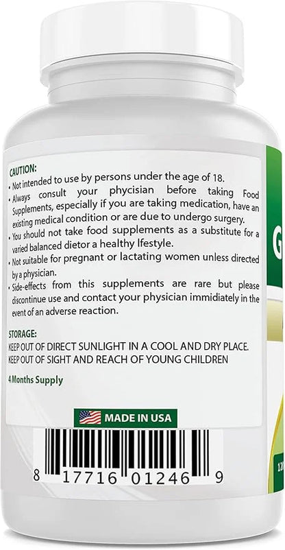 Best Naturals Ginkgo Biloba 120 mg 120 Capsules