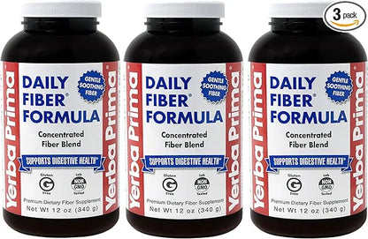 Yerba Prima Daily Fiber Formula Powder 12 oz 3) -