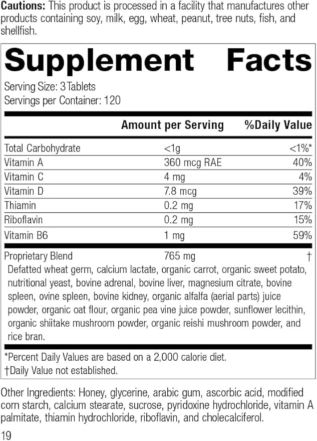 Standard Process Catalyn B6, Magnesium 360 Tablets