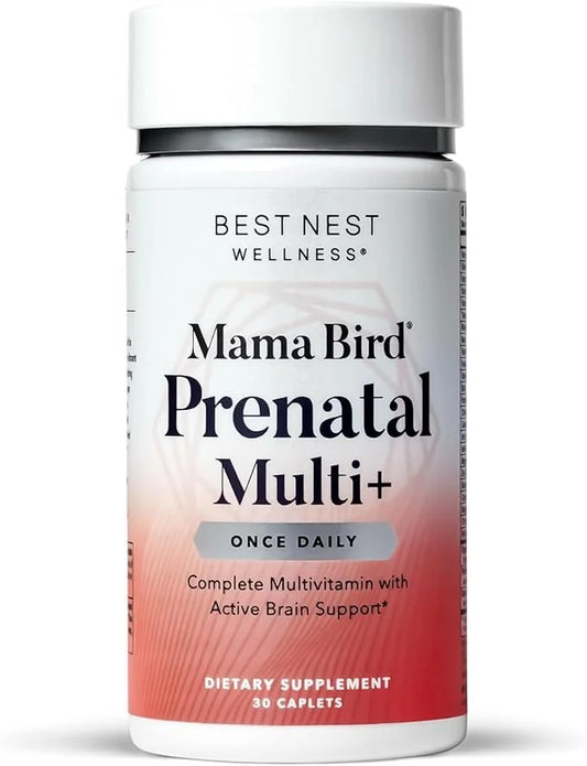 Best Nest Wellness Mama Bird Prenatal 30 Caplets (30 Servings)