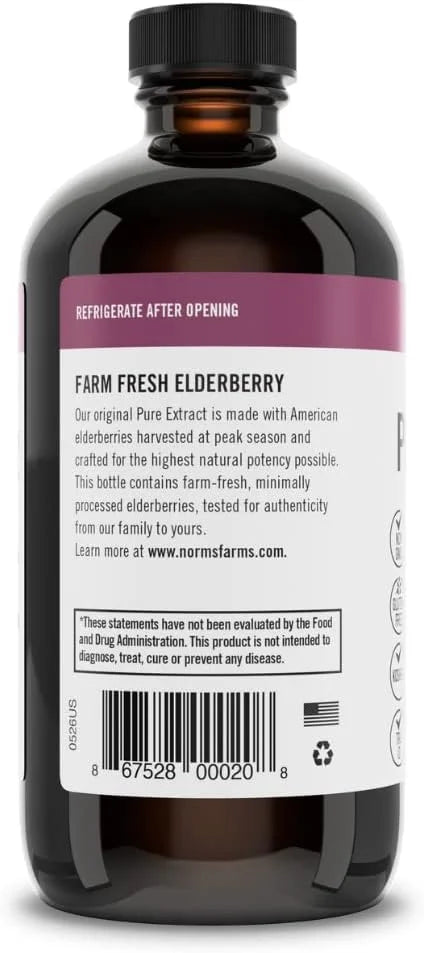 Norm's Farms American Elderberry Extract 2 8 8 Oz.