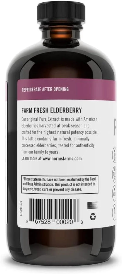 Norm's Farms American Elderberry Extract 2 8 8 Oz.