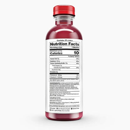 Bai Flavored Water, Brasilia Blueberry, Antioxidant Infused Drinks, 18 Fluid Ounce Bottle (Pack of 12) - Product Image
