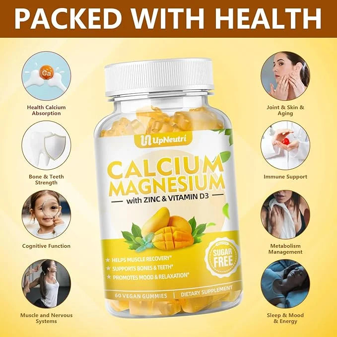 Calcium Magnesium Zinc with Vitamin D3 60 Count