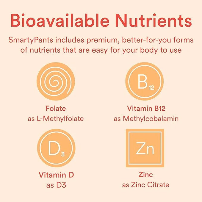 SmartyPants Kids Multivitamin Gummies, Sugar Free: 3 (ALA), D3, C, B12, B6, B6, Vitamin 44 Count (22 Day