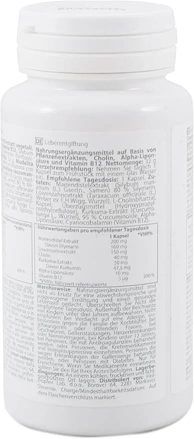 Liver Detox Vegetarian caps 60 Capsules
