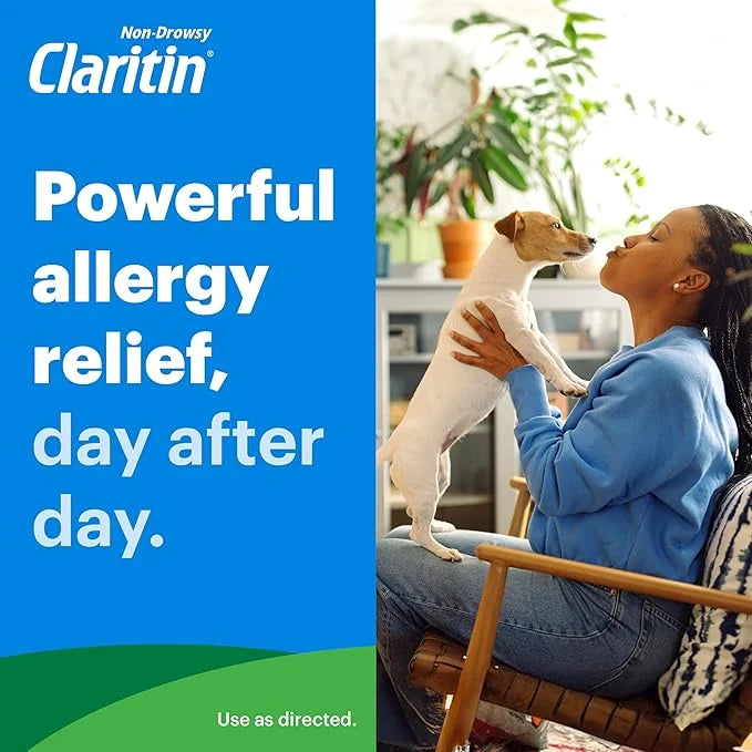 Claritin 24hr Non-Drowsy Allergy Relief, Loratadine Tablets 100ct