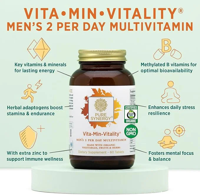 PURE SYNERGY Vita·Min·Vitality (60 Tablets)