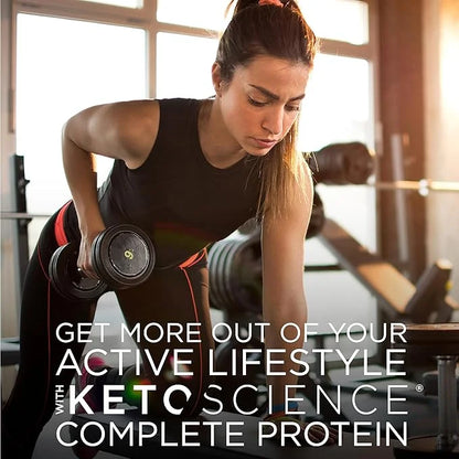Keto Science Ketogenic Meal Shake Vanilla Dietary Supplement, Rich in MCTs and Protein, Packed with Collagen, Vitamins and...