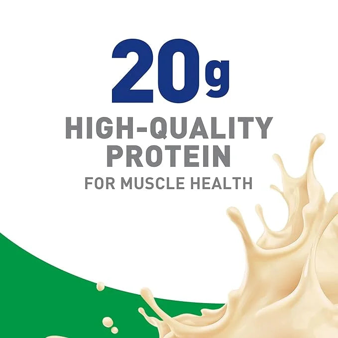 BOOST High Protein with Fiber Ready to Drink Complete Nutritional Drink, Very Vanilla, 8 fl oz Bottle, 24 Pack - Product I...