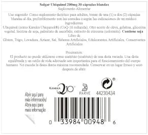 Solgar Ubiquinol 200 mg (Reduced CoQ-10), 30 Softgels Q10 - 30 Servings
