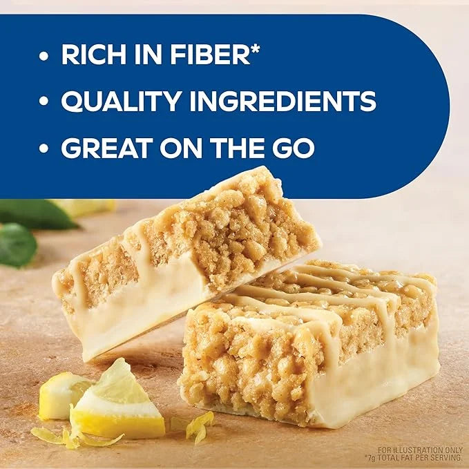 Atkins Snack Bar, Lemon Bar, 13g Protein, 3g Net Carbs, 1g Sugar, Made with Real Almond Butter, Gluten Free, High in Fiber...