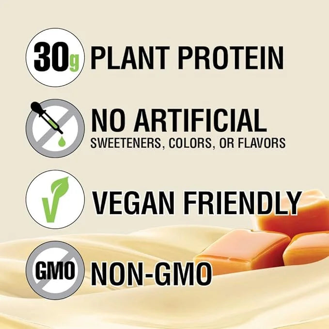Lean Body Ready-to-Drink, Plant-Based Vegan Vanilla 30g Protein, 12)