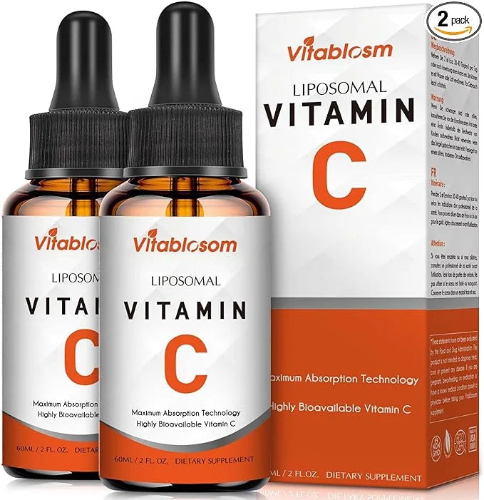 Liposomal Vitamin C 2000mg Liquid for Adults, High Absorption VIT C, Maximize Vitamin C, for Immune System & Antioxidant, ...